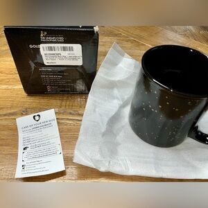 The Unemployed Philosophers Guild Golden Constellations heat changing Mug w/box